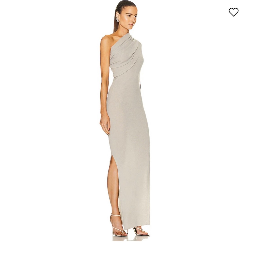 Rick Owns Ribbed One Shoulder Dress - Picture 2 of 6